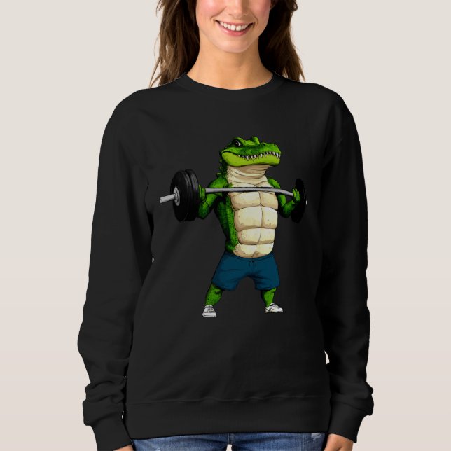 Krokodilbändiger Sweatshirt (Vorderseite)