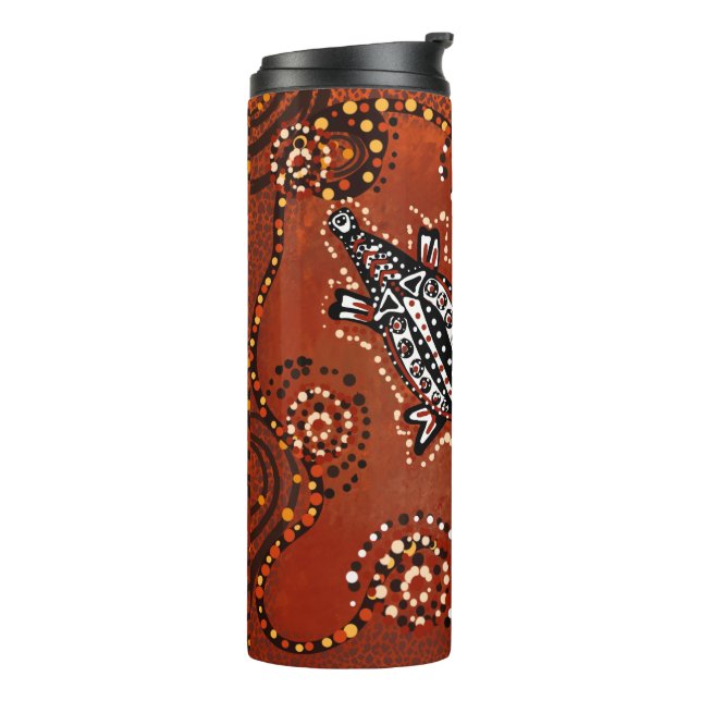 KROKODILE ART THERMOSBECHER (Nach links gedreht)