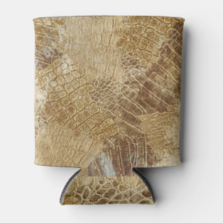 Krokodile Batik-Muster, Stoffstruktur. Dosenkühler