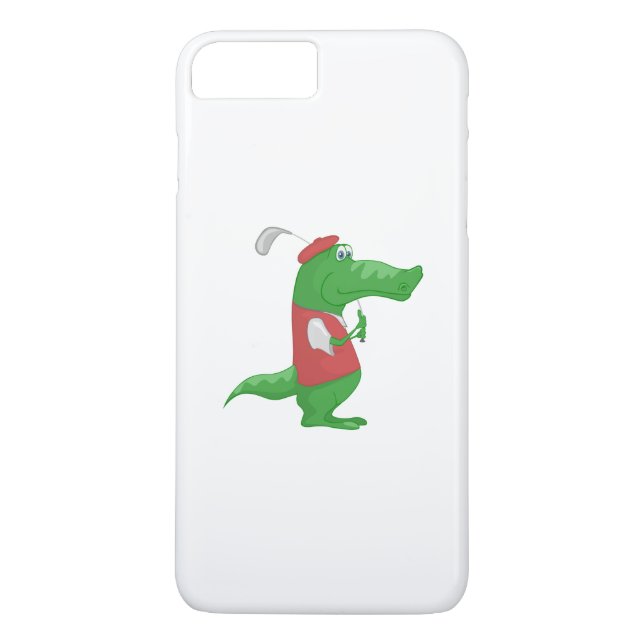 Krokodile beim Golfspielen Cartoon Case-Mate iPhone Hülle (Rückseite)