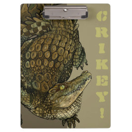 Krokodile Crikey! Klemmbrett