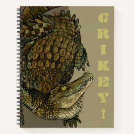Krokodile Crikey! Notizbuch