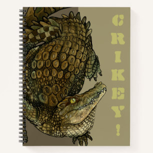 Krokodile Crikey! Notizbuch