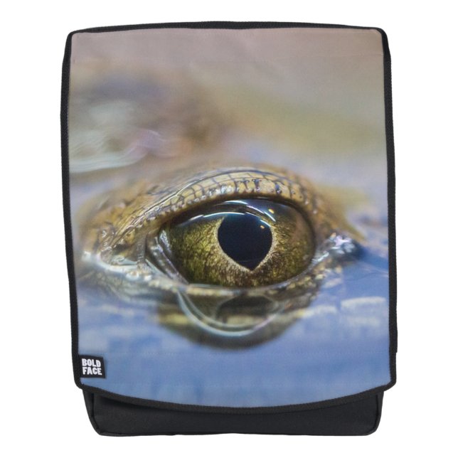 Krokodile Eye Rucksack (Vorderseite)