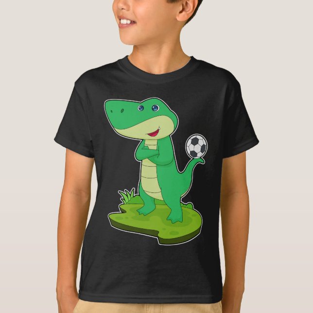 Krokodile-Fußballspieler Fußball T-Shirt (Vorderseite)