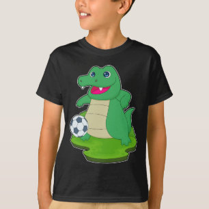 Krokodile-Fußballspieler Fußball T-Shirt