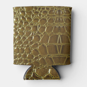 Krokodile-Haut: Details zur Textur schließen Dosenkühler