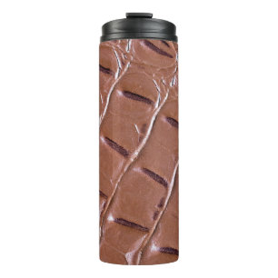 Krokodile Leder texturiert Hintergrund abstract, a Thermosbecher