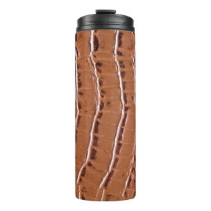 Krokodile Leder texturiert Hintergrund abstract, a Thermosbecher