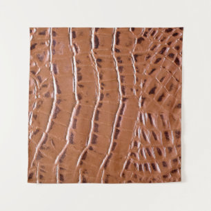 Krokodile Leder texturiert Hintergrund abstract, a Wandteppich