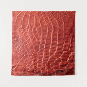 Krokodile Ledertextur Wandteppich