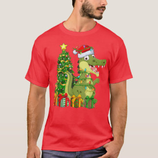 Krokodile Lighting Xmas Tree Matching Crocodile ch T-Shirt