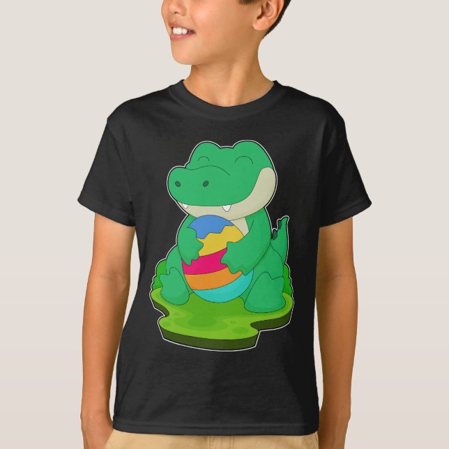 Krokodile Osterei T-Shirt (Vorderseite)