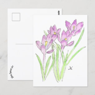 Krokodile Postkarte