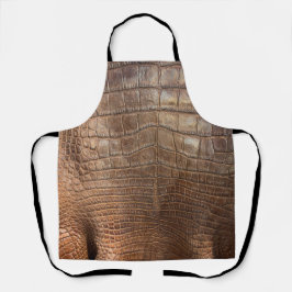 Krokodile-Schürze braun braun Schürze