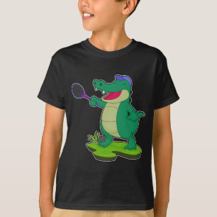 Krokodile Tennis Tennis Racing Sports T-Shirt
