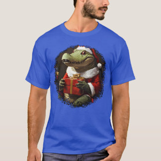 Krokodile Weihnachten lustig T-Shirt