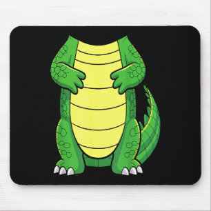 Krokodilkörper-Shirt Erwachsene Kinder Männer Frau Mousepad