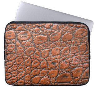 Krokodilleder-Fake-Look Laptopschutzhülle