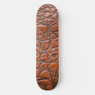 Krokodilleder-Fake-Look Skateboard