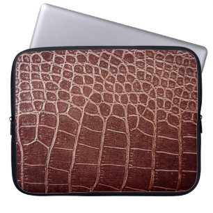 Krokodilledermusterabstract,Alligator,Tier Laptopschutzhülle