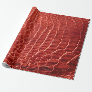 Krokodillederstruktur Geschenkpapier