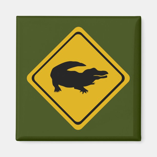 Krokodilstrasse Magnet (Vorne)