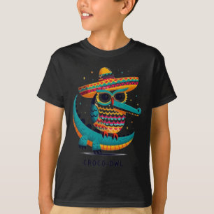 Krokohuleihn Festa Spaß Und Festliche Hybrid-Tier- T-Shirt