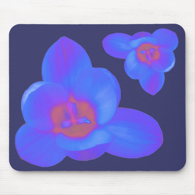 Krokus-Blume Heiße und kalte Mousepad (Vorne)