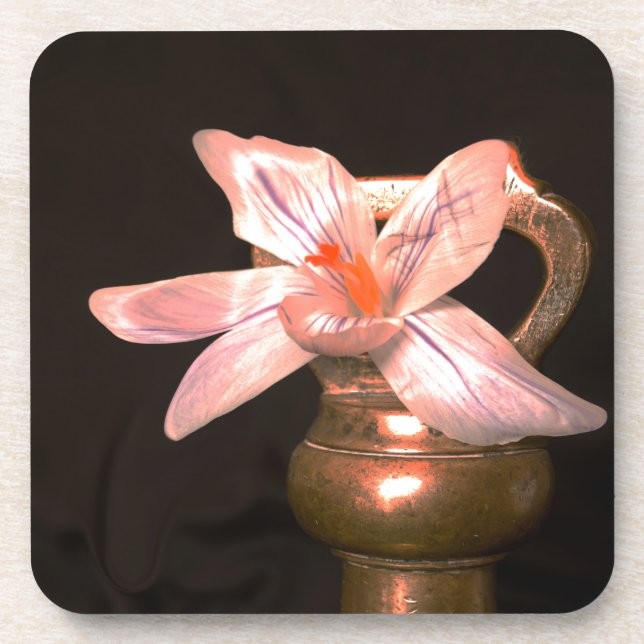 Krokusblumen Untersetzer (Vorderseite)