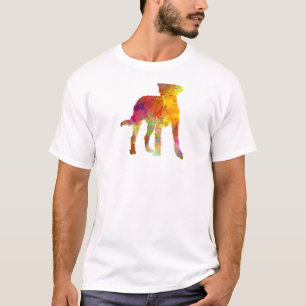 Kromfohrlander im Watercolor T-Shirt