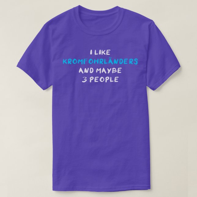Kromfohrlder Funny T-Shirt (Design vorne)