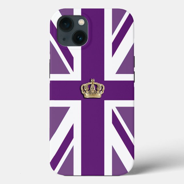 Krone auf der Britischen Flagge der Patriotischen  Case-Mate iPhone Hülle (Rückseite)