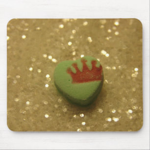 Krone auf Herz Candy Mousepad
