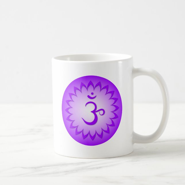 Krone Chakra - Sahasrara Kaffeetasse (Rechts)