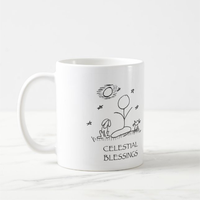 Krone Chakra Taschen-Guru-Tasse Tasse (Links)