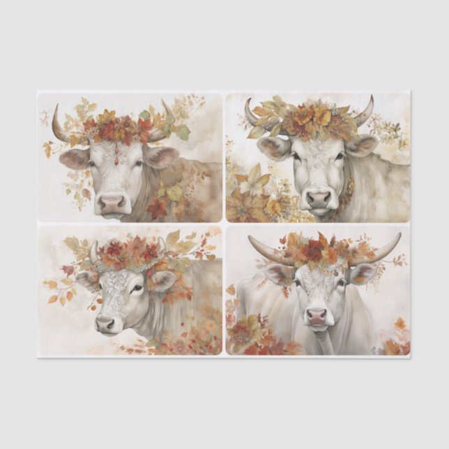 Krone der Blätter Seidenpapier (Vorderseite)