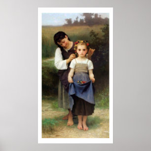 Krone der Blume, Plakat Bouguereau