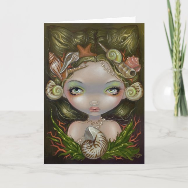 "Krone der Muscheln" Gruß-Karte Karte (Vorderseite)
