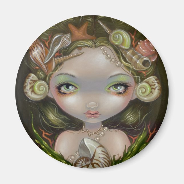 "Krone der Muscheln" Magnet (Vorne)