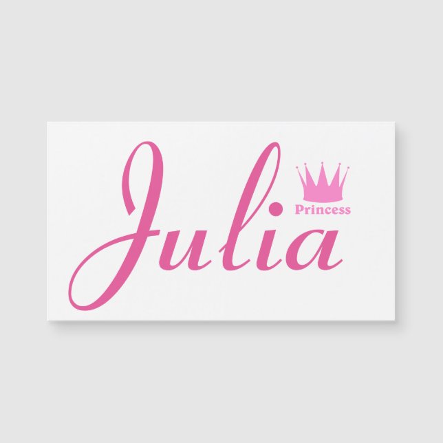 Krone der Prinzessin Magnetkarte (Vorderseite)