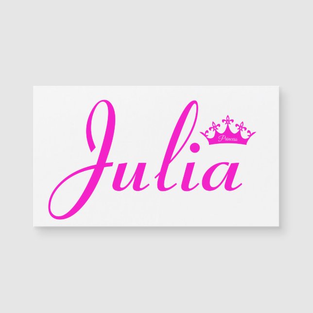 Krone der Prinzessin Magnetkarte (Vorderseite)