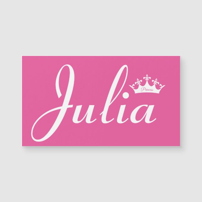 Krone der Prinzessin Magnetkarte (Vorderseite)