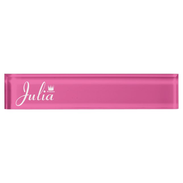 Krone der Prinzessin Namensplakette (Vorderseite)