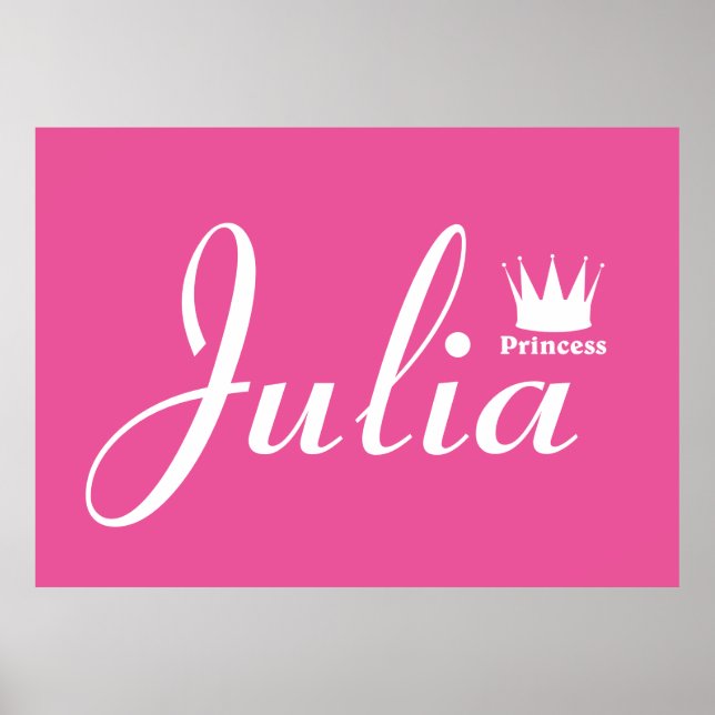 Krone der Prinzessin Poster (Vorne)