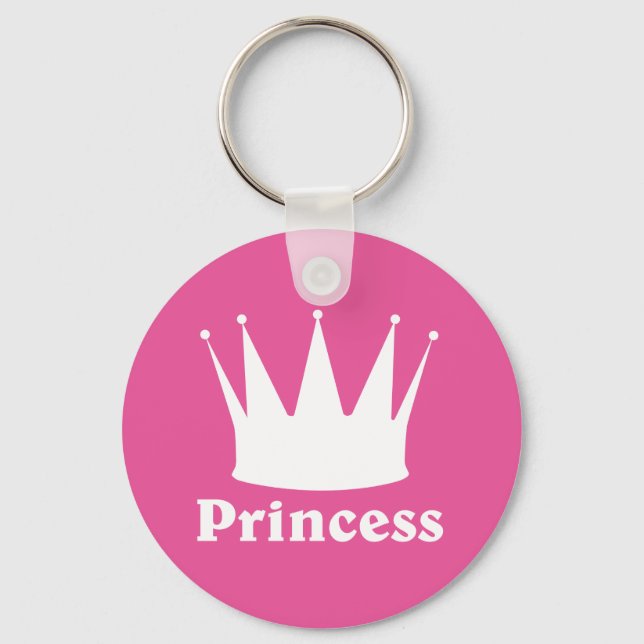 Krone der Prinzessin Schlüsselanhänger (Vorderseite)