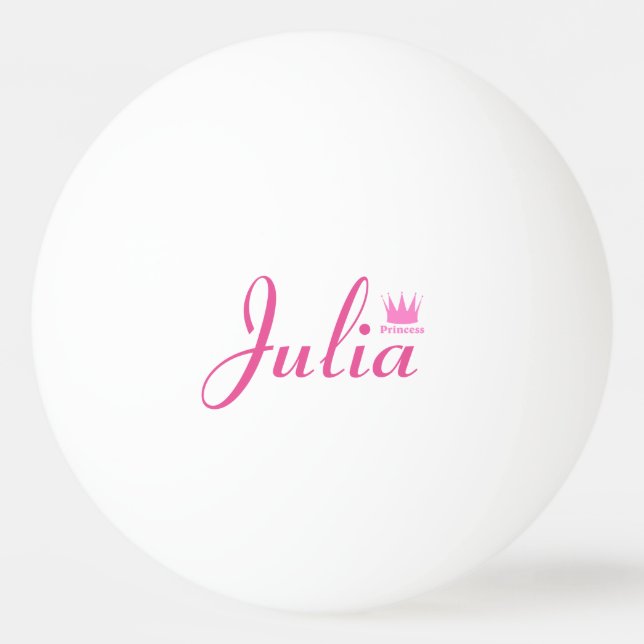 Krone der Prinzessin Tischtennisball (Rückseite)