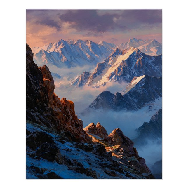 Krone der stillen Gipfel Poster (Vorderseite)