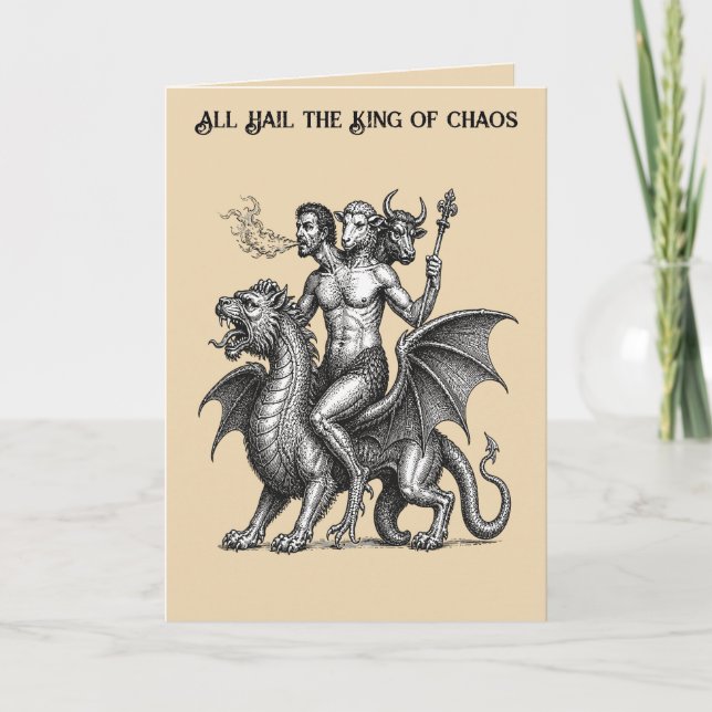 Krone des dreifachen Asmodeus Karte (Vorderseite)