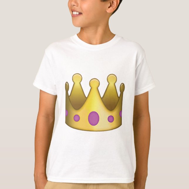 Krone emoji T-Shirt (Vorderseite)